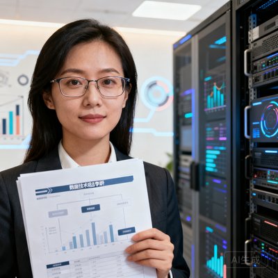 首席技术官李妍，女性，戴眼镜，负责数据架构